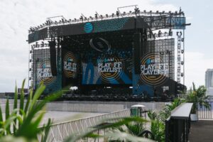 A First : The SAM750 on Miami Beach At The College Football Playoff’s AT&T Playoff Playlist Live! 2026