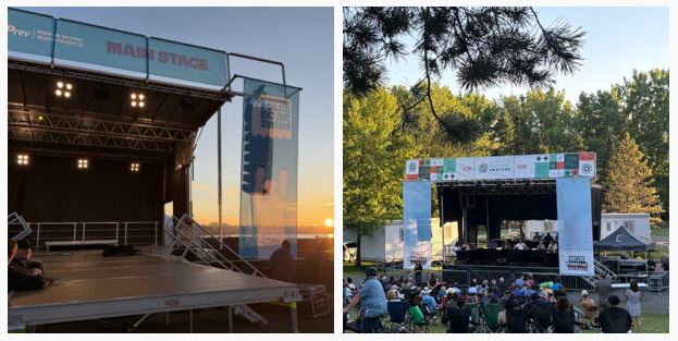 Stageline SL100 portable stage